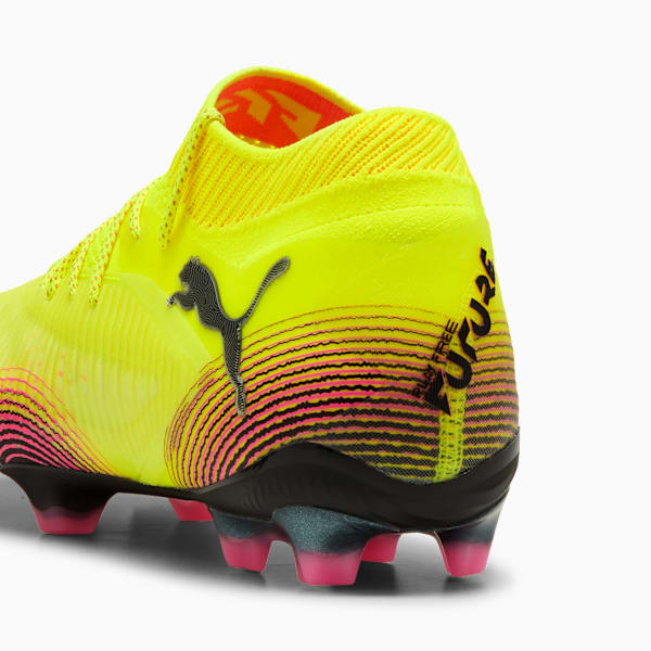 Chaussures de soccer à crampons pour terrain ferme FUTURE 8 ULTIMATE Homme, Yellow Alert-PUMA Black-Sun Struck, extralarge
